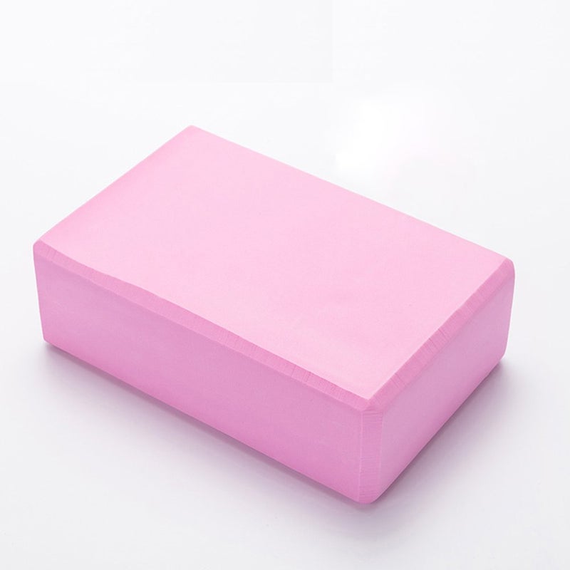 Dofover Set of 2 Yoga Blocks EVA Foam Exercise Bricks Provides Stability Balance and Support Improve Strength - 9 x 6x 3 inches (Pink) - Image 2